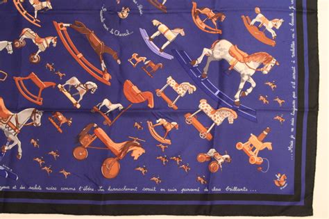 hermes rockinghorse scarf|how are Hermes scarves made.